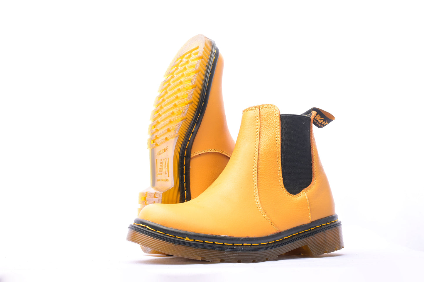 BOTA- BOTÍN-CHELSEA AMARILLO MARTENS