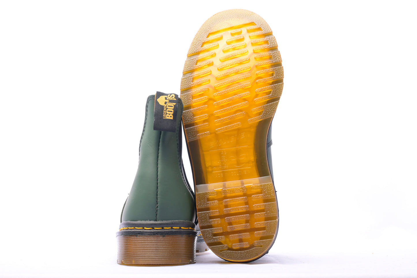 BOTA- BOTÍN-CHELSE VERDE BOTELLA
