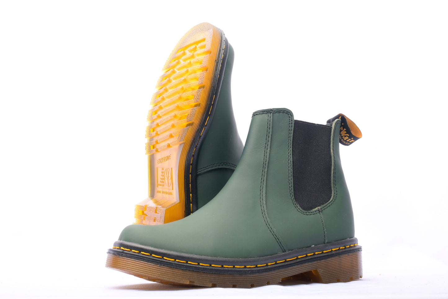 BOTA- BOTÍN-CHELSE VERDE BOTELLA