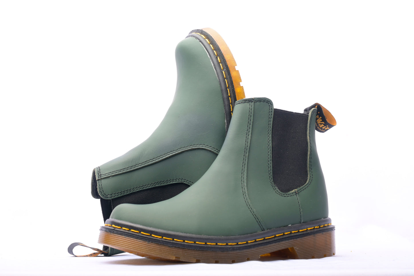 BOTA- BOTÍN-CHELSE VERDE BOTELLA