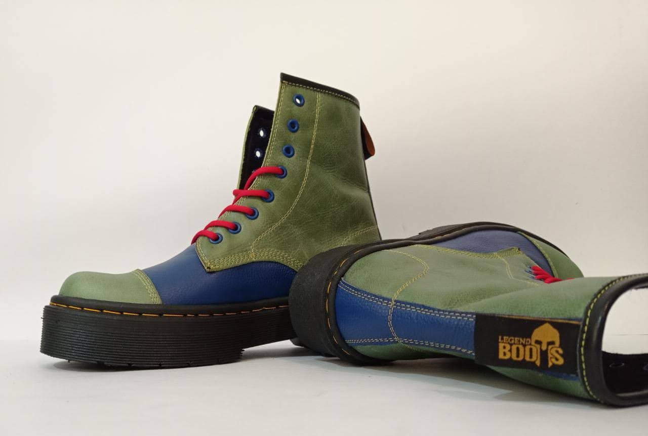 BOTA ALTA- COMBINADA Y PERSONALIZADA CON PLATAFORMA