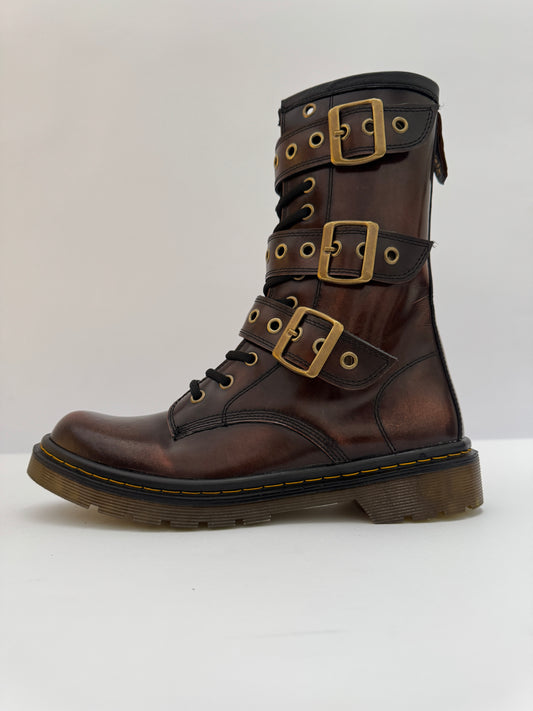PERSONALIZADAS COMBAT BOOTS MIEL