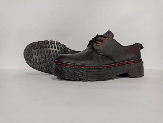 ZAPATOS PLATAFORMA COSTURAS ROJAS