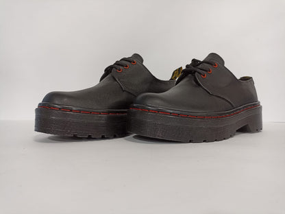 ZAPATOS PLATAFORMA COSTURAS ROJAS